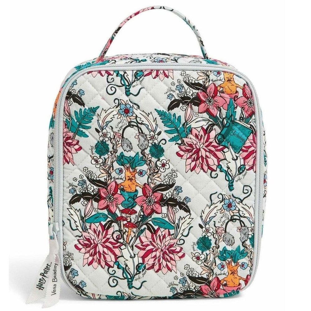 RARE Vera Bradley Harry Potter Herbology The Mandrake Print Lunch Bunch Bag NEW